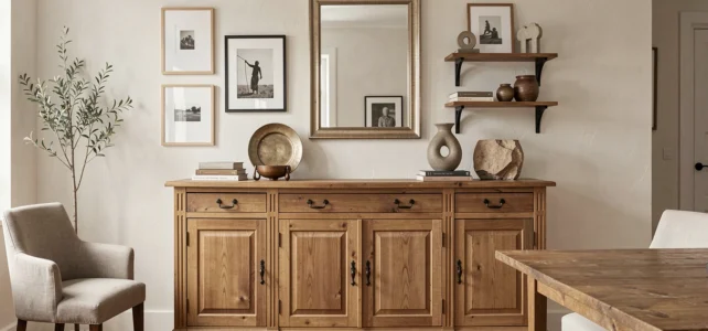 10 idées créatives pour décorer le mur au-dessus de votre buffet